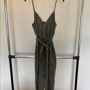 Abercrombie & Fitch Green Sleeveless Jumpsuit Resort Wear